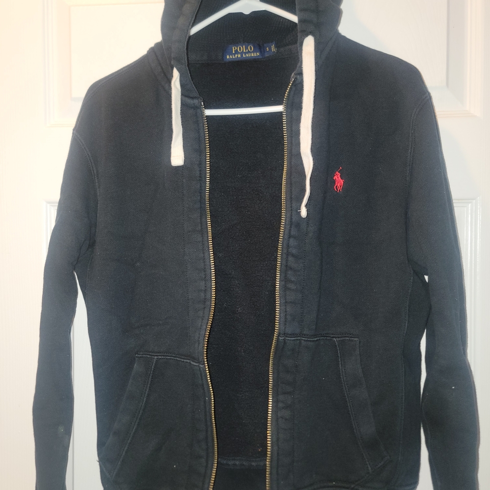 Polo by Ralph Lauren Black Zip-Up Sweater